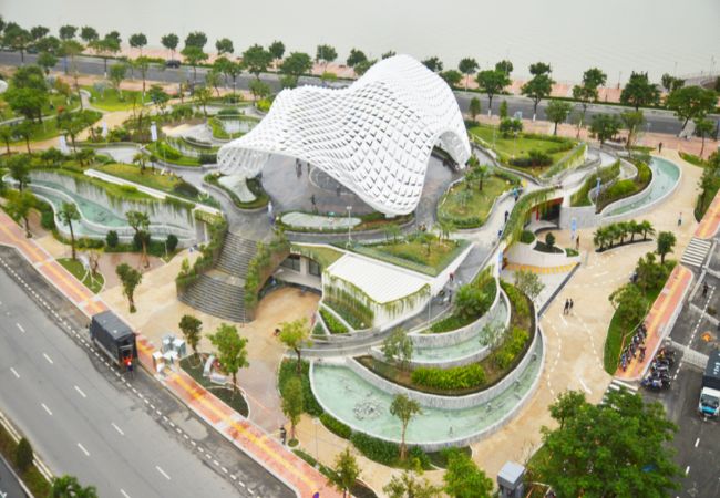 Công viên Apec: Biểu tượng kiến trúc 'Cánh diều bay lên'